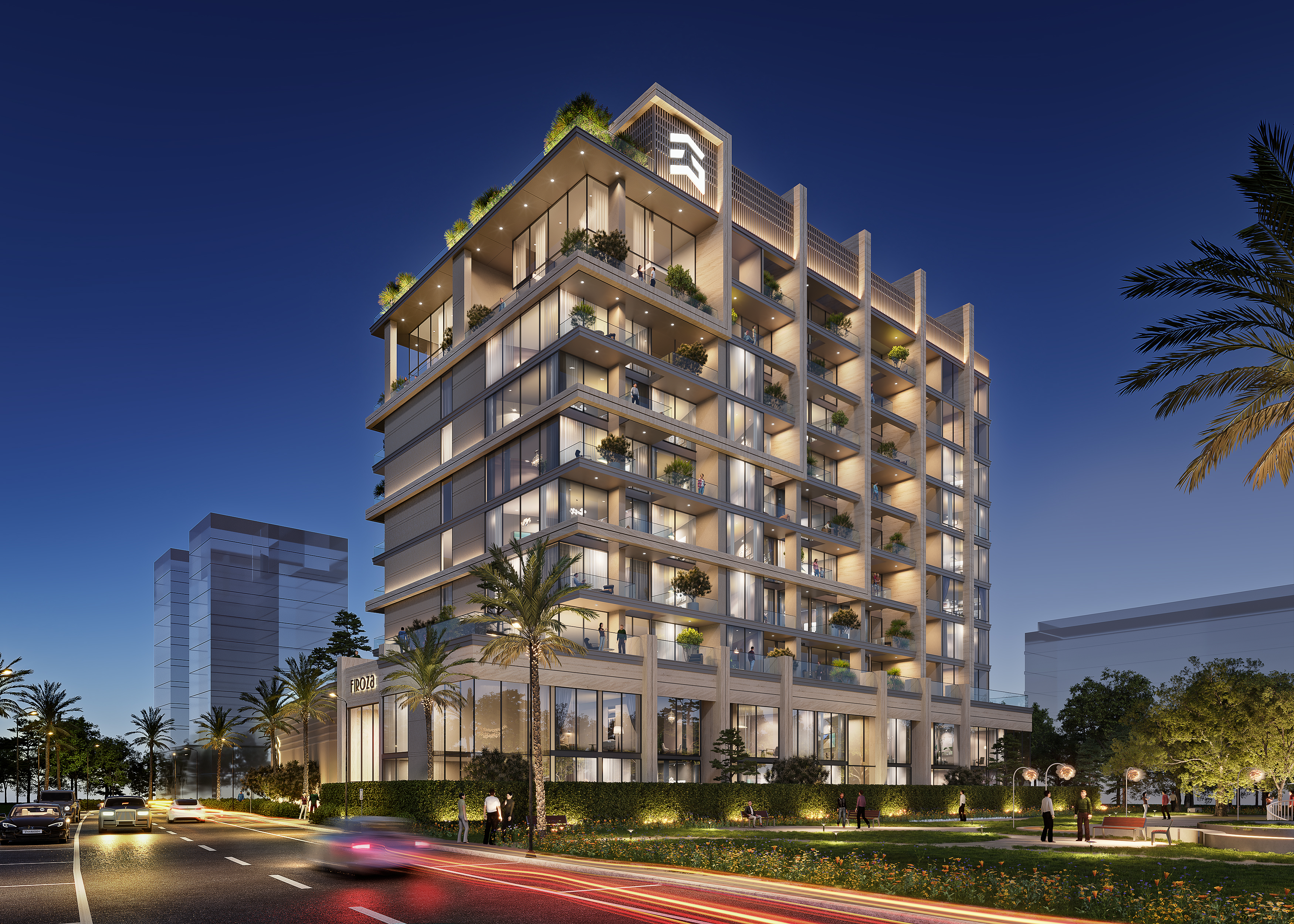 Modern 1-Bedroom Apartment in Firoza, Dubai Islands – Fully Furnished with Garden Views