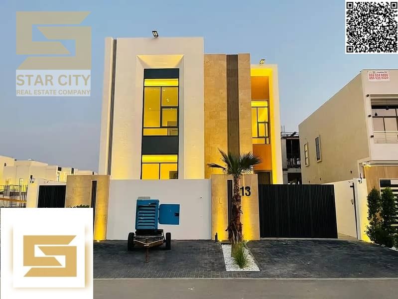 A villa at an affordable price, including registration fees, in one of Ajman's most prestigious areas. Freehold ownership for all nationalities.