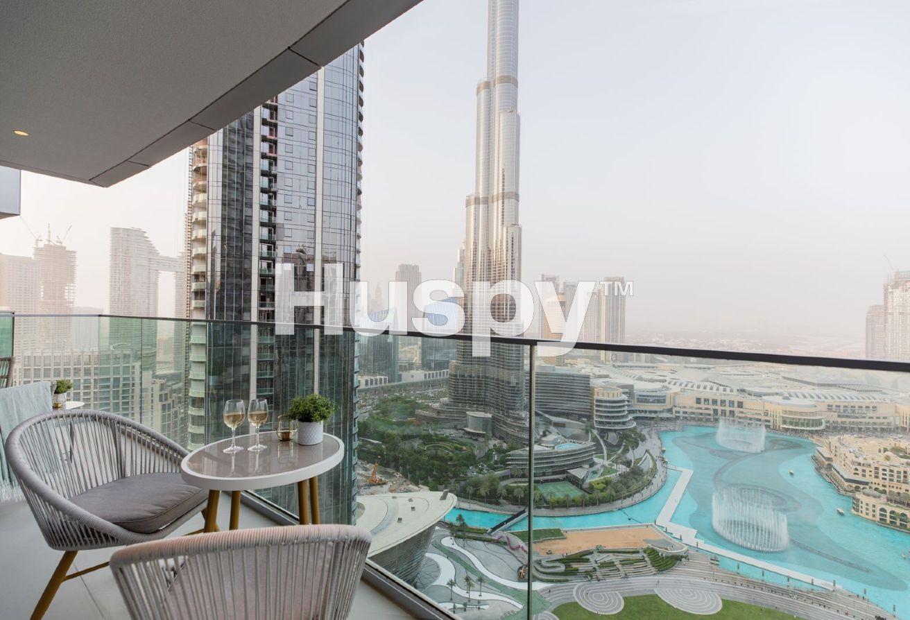 Upgraded | Burj and Fountain Views | Furnished