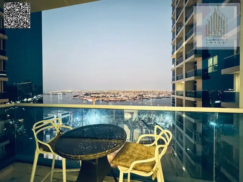 Two-bedroom apartment with a living room in a prime location in Ajman, Al Waha Towers. Two-bedroom apartment with a living room in a prime location i