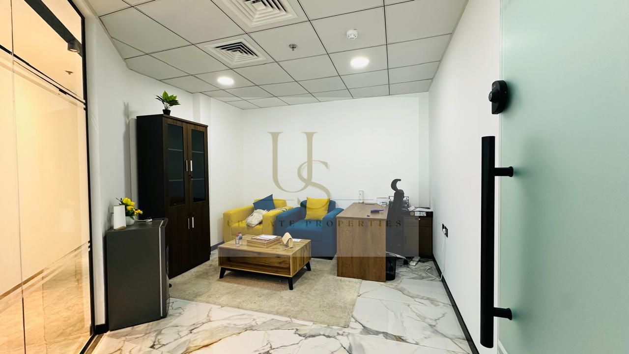 Premium Fully Furnished Office Space | Steps from Metro | Canal & City Views
