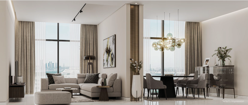 High Floor | 1 BR + Study | Panoramic View