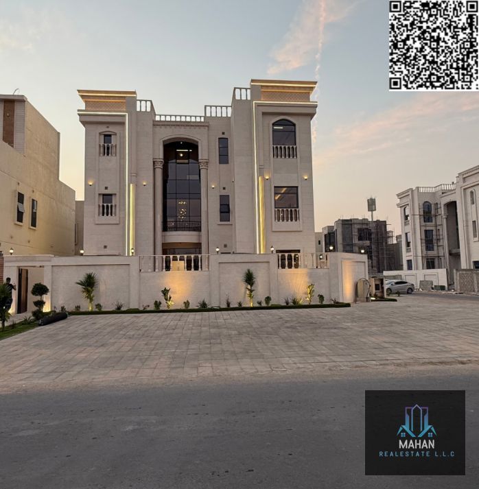 VIP modern villa for sale in Ajman Al zahya 6 bedroom hall majlis
