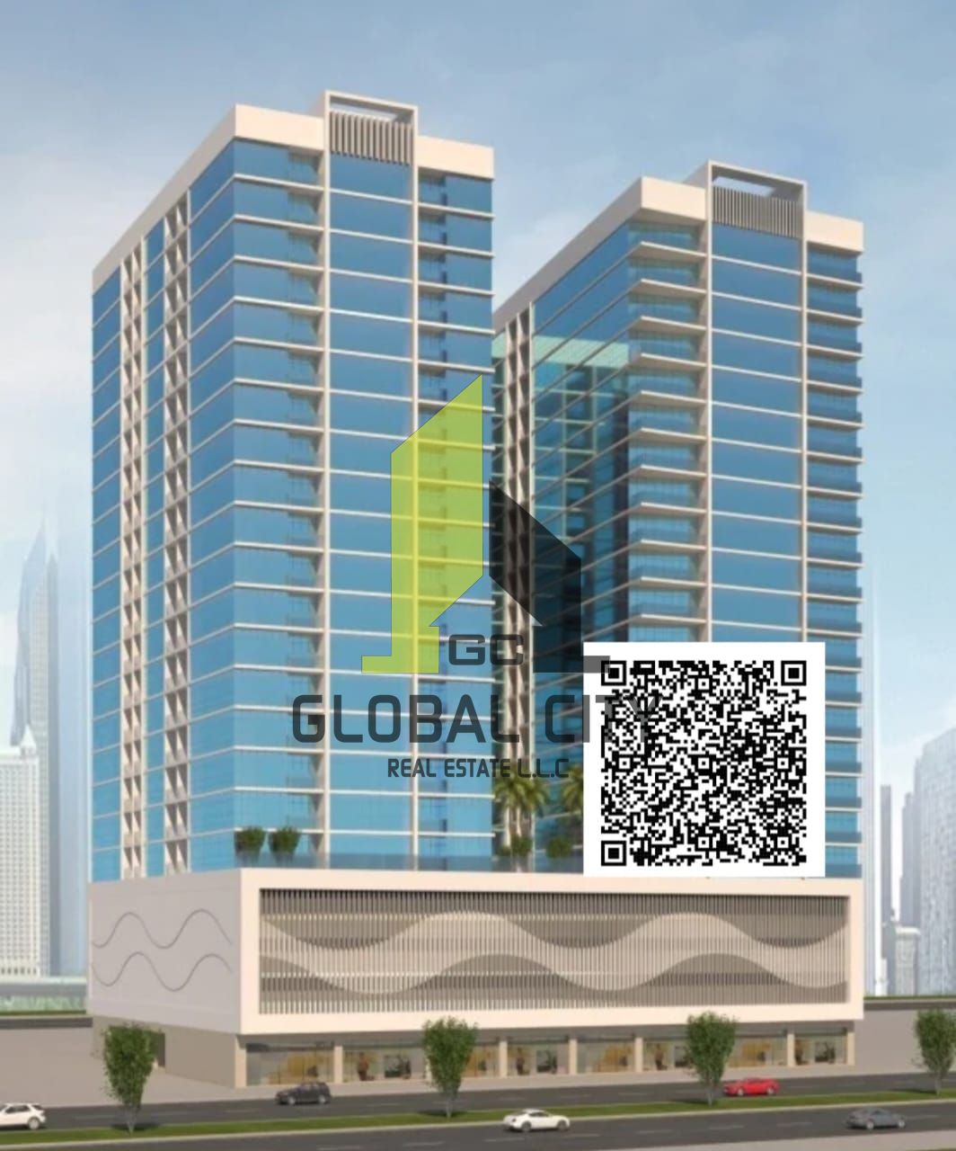 1 BHK Apartment for Sale – Gulfa Tower, Ajman || Best for Living or Investment