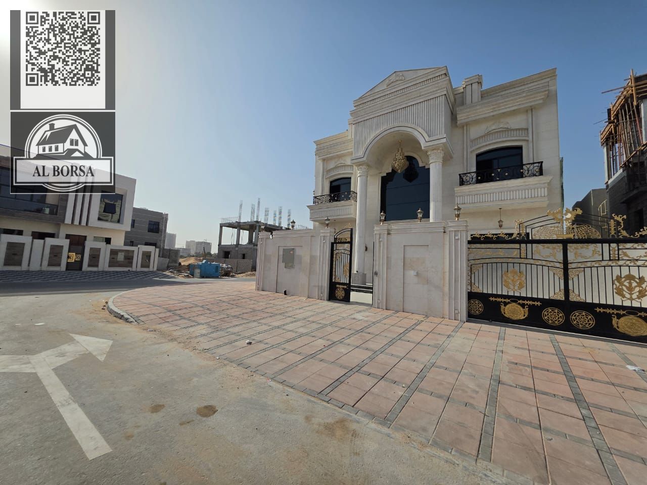 New Classic Corner Villa for Sale – Al Helio 2 Latest Finishes: Super Deluxe Guarantees up to 25 years Close to Sheikh Mohammed Bin Z