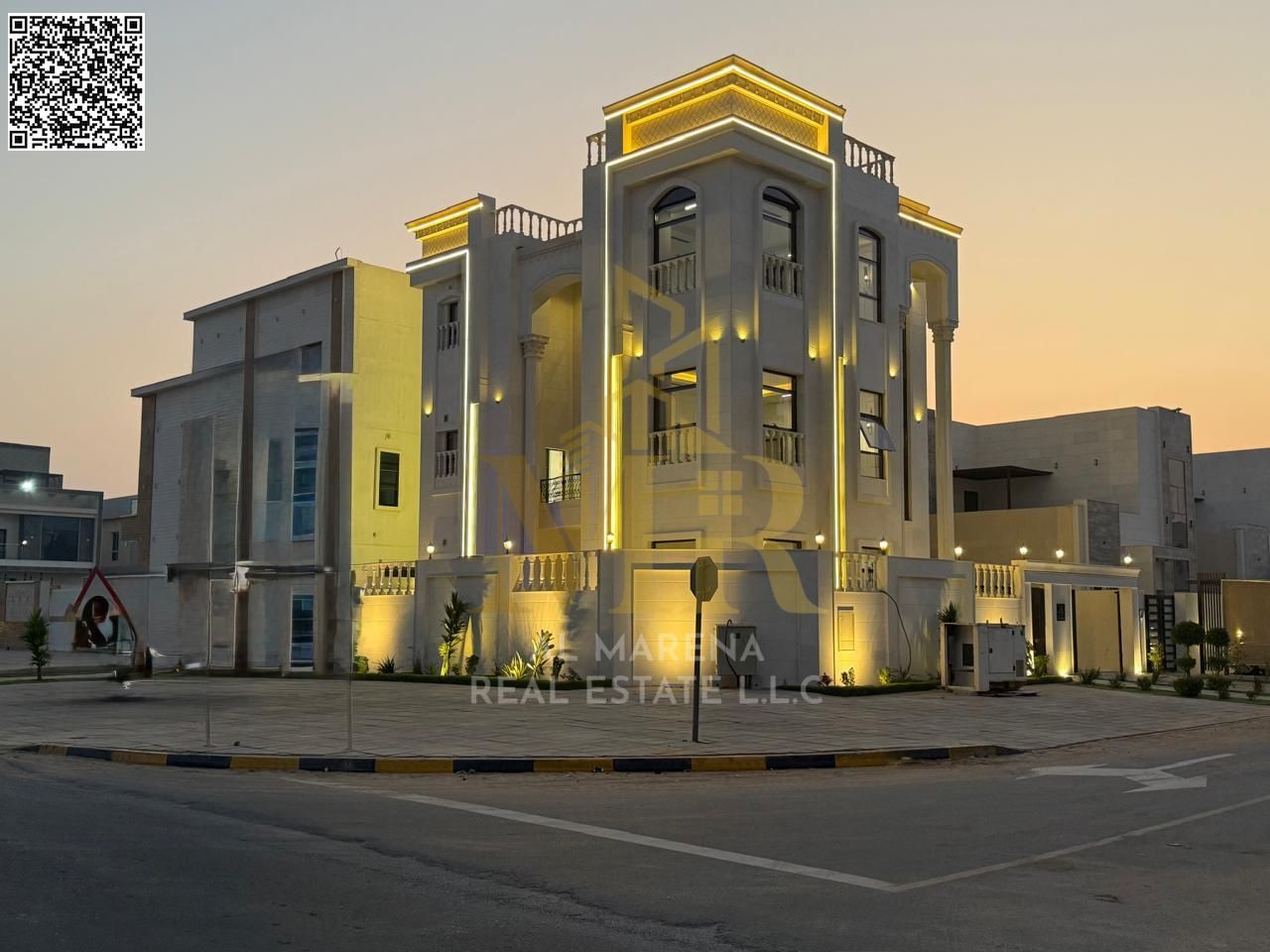 A golden opportunity to own a luxury "corner" villa in the finest locations in Ajman in Zahiya with a swimming pool including registration and ownersh