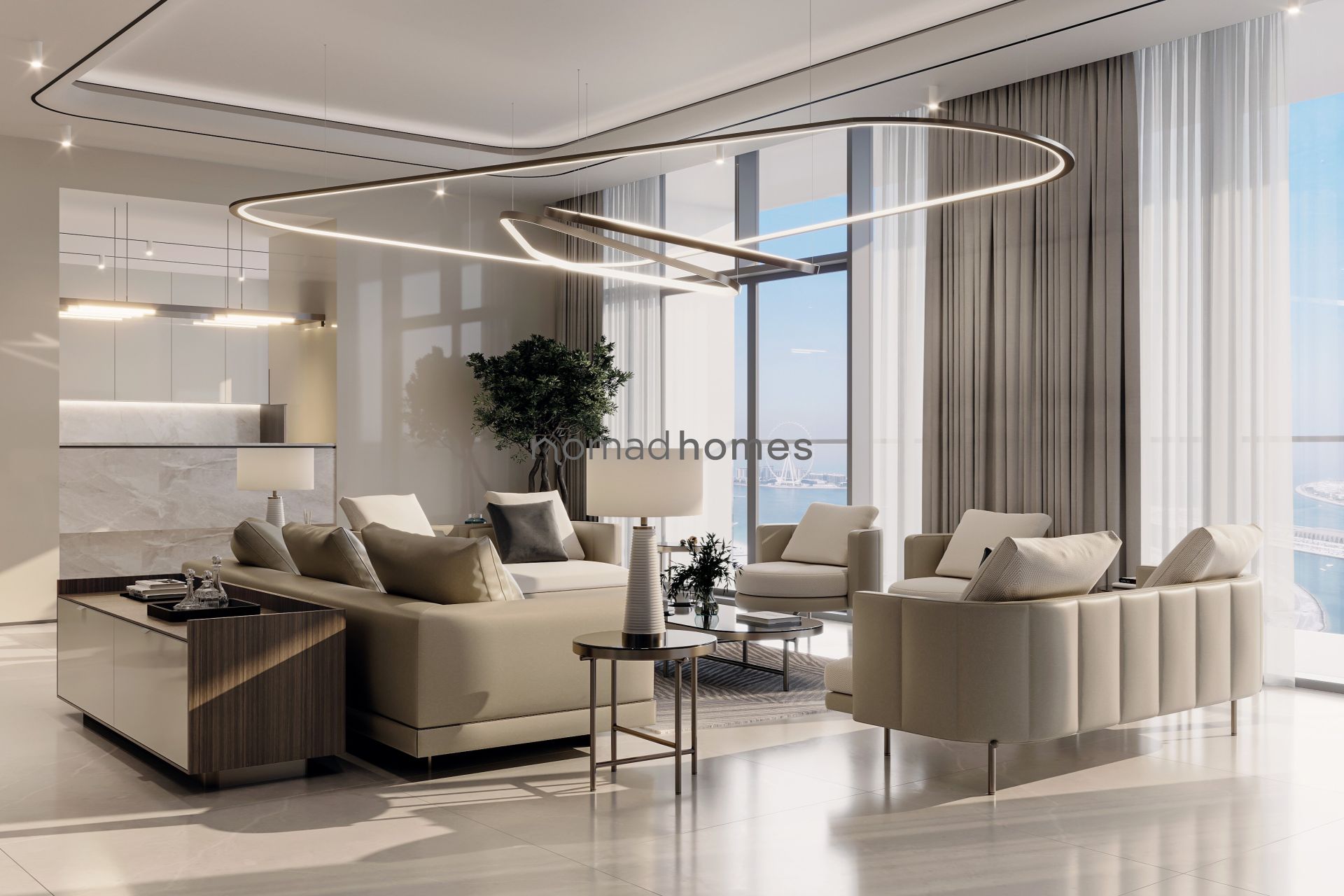 Luxury Waterfront Living | Premium 1BR + Study