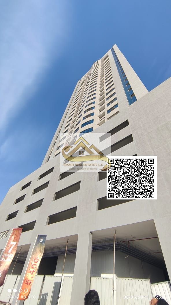 2bed rooms and a hall big size for sale in gulf tower withe therre batheroom and a big seperate kitchen and balcony withe beautiful open view