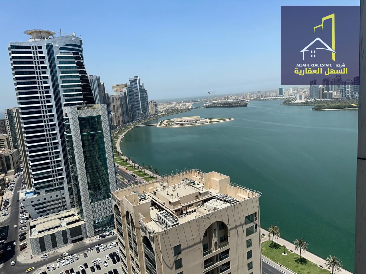 Apartment for sale – Three bedrooms and a living room with a view of the Corniche