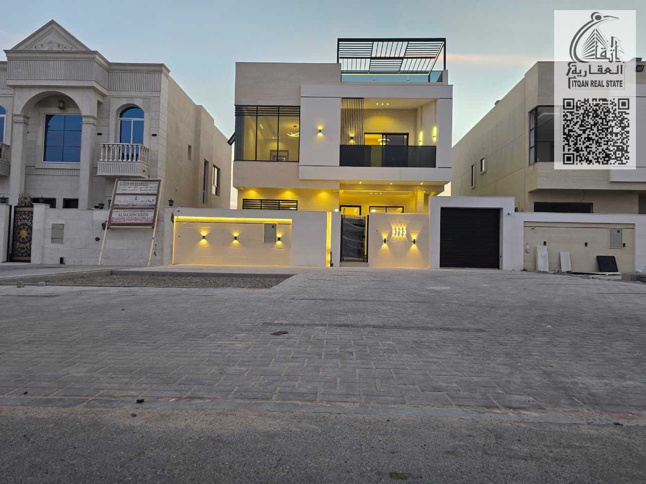 A warm home for the whole family, freehold ownership for all nationalities, for life, with a yard of 15 meters behind Al Qabayel, close to Mohamed Bin
