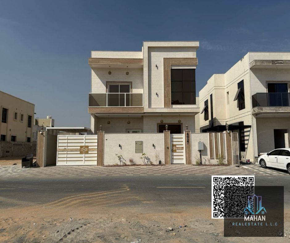Brand New Corner Villa for Sale in Ajman – Al Zahya | 5BR Master | Prime Location | All Services Included