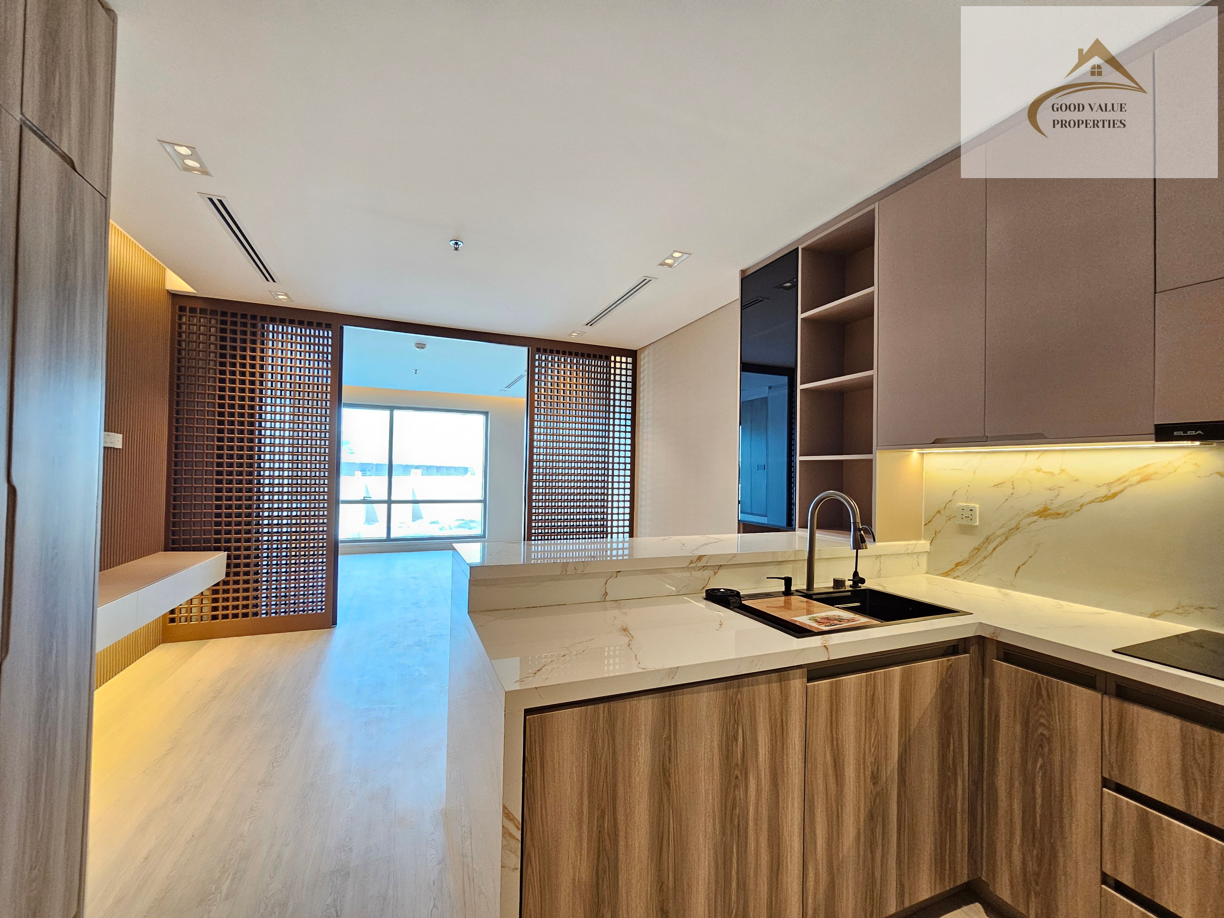 Sea View | Ready to Move In | Brand New Super-Luxury Large Studio (1BR Size) – Al Khan,