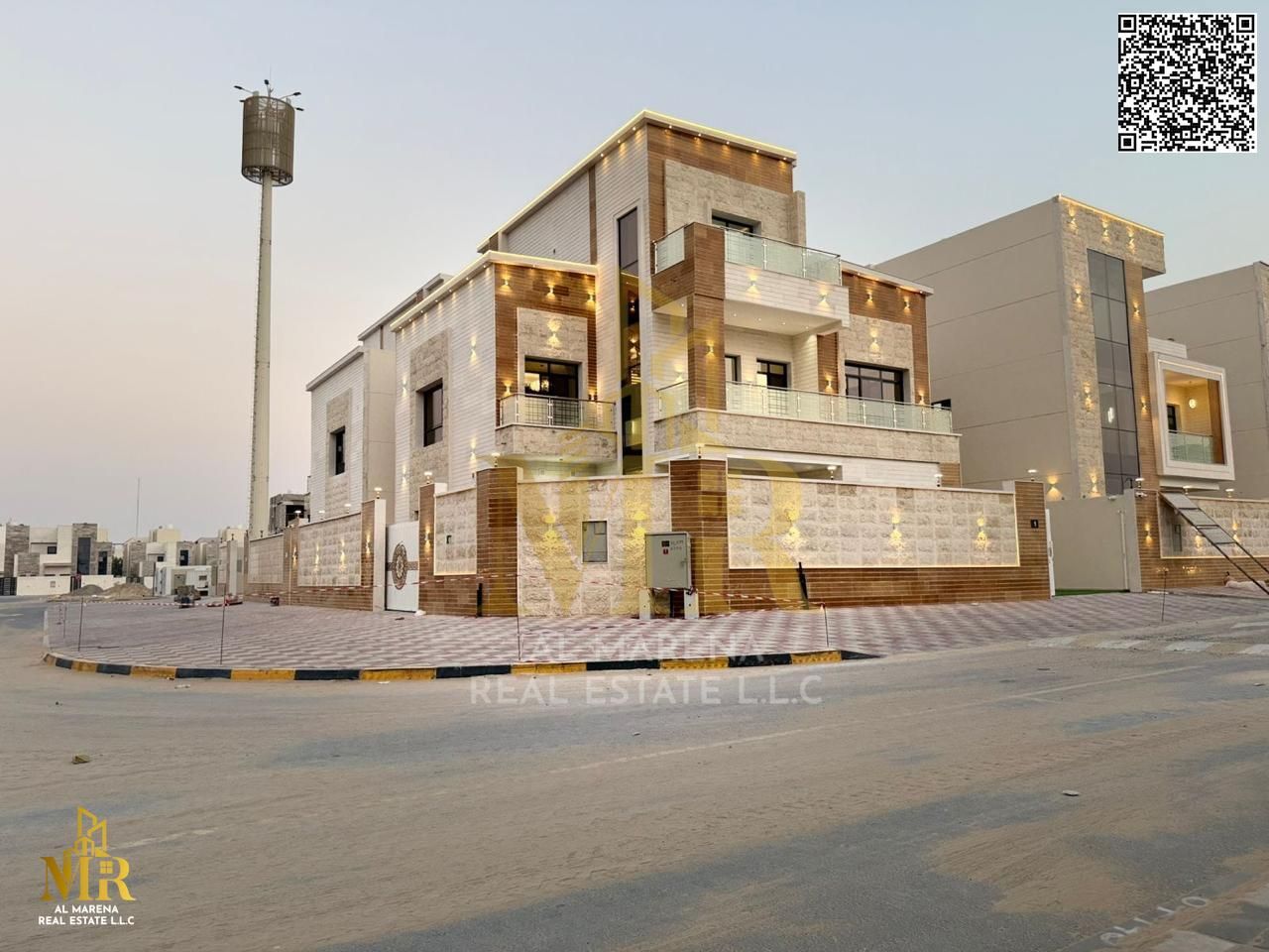Corner villa, 2 floors + roof, 6BR, direct from owner