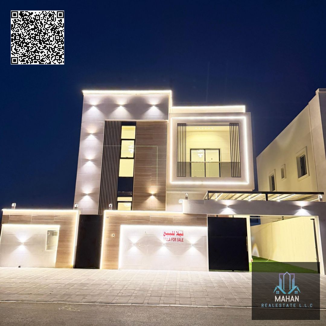 Luxurious 5-Bedroom 1st Row Villa for Sale – Prime Location in Al Bahia, Ajman