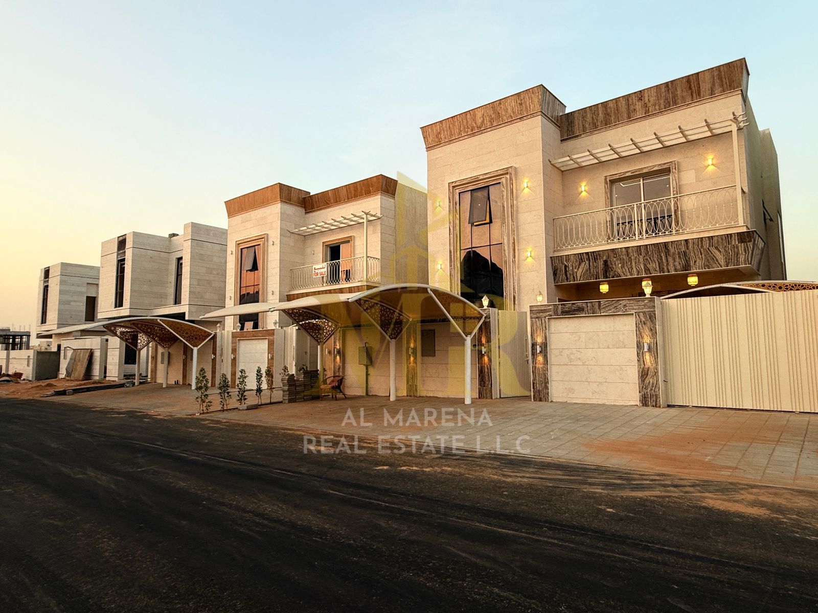Freehold villa available for all nationalities for life, including registration fees, water, and electricity.