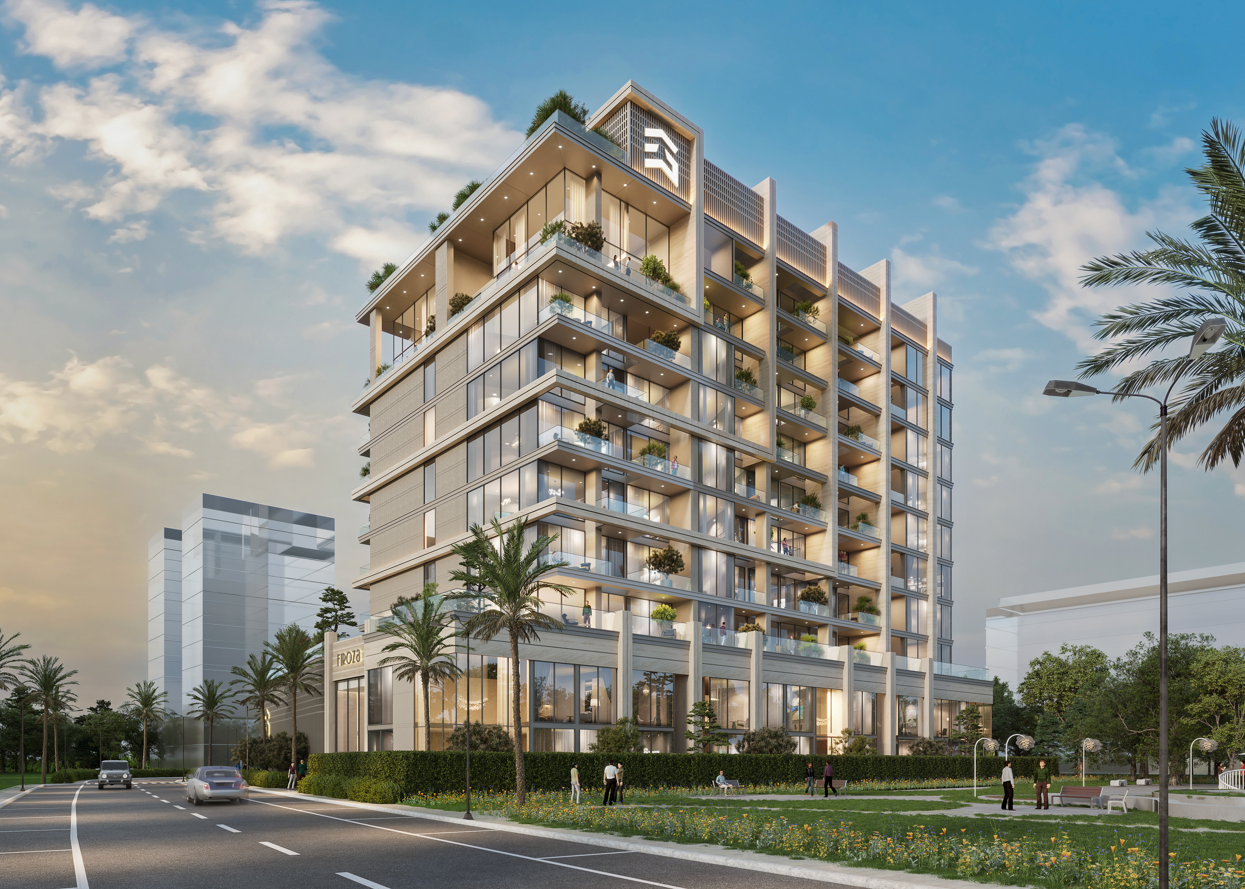 High-Floor Fully Furnished 1BR in Firoza with Stunning Amenities View – Dubai Islands