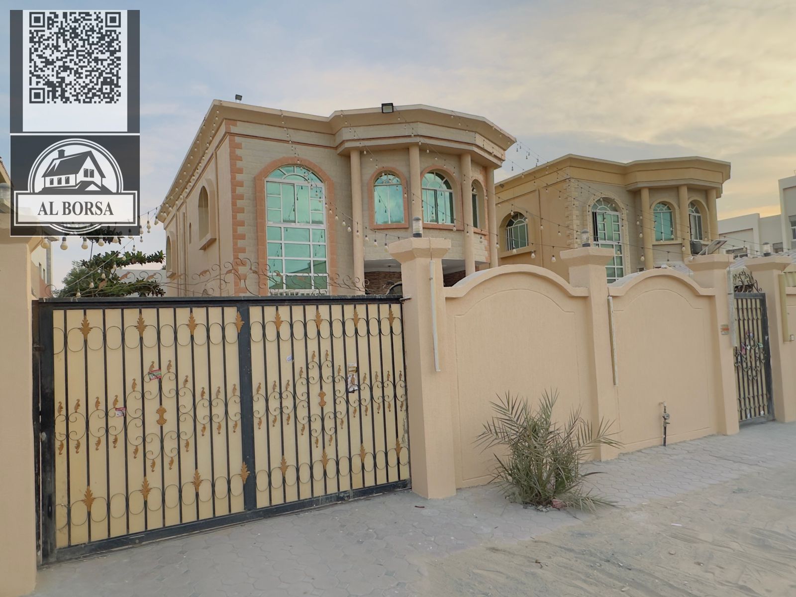 Villa for rent in Al Muwaihat, 5 master bedrooms, majlis, living room with kitchen and maid's room