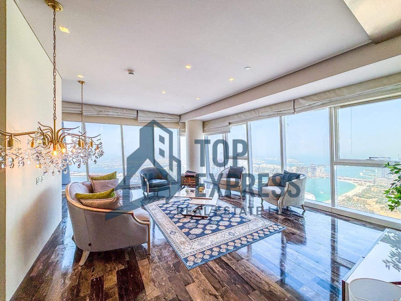 Luxury 4 Bedroom | PentHouse | Panoramic Sea views | Fully Furnished | Damac Heights
