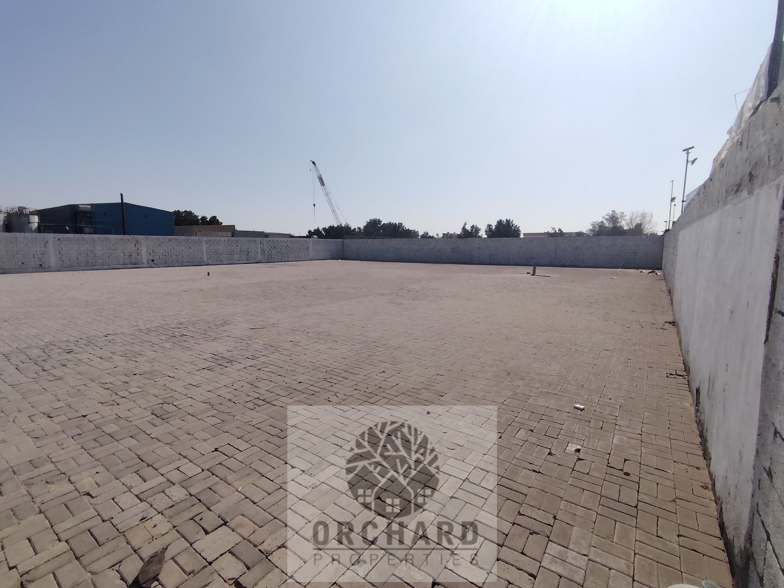 20000 SQFT/FLOORING WITH INTERLOK/35KW POWER/OFFICE/KITCHEN/WASHROOM/RENT 260,000 AED/FRONT OF ROAD/BRAND NEW YARD
