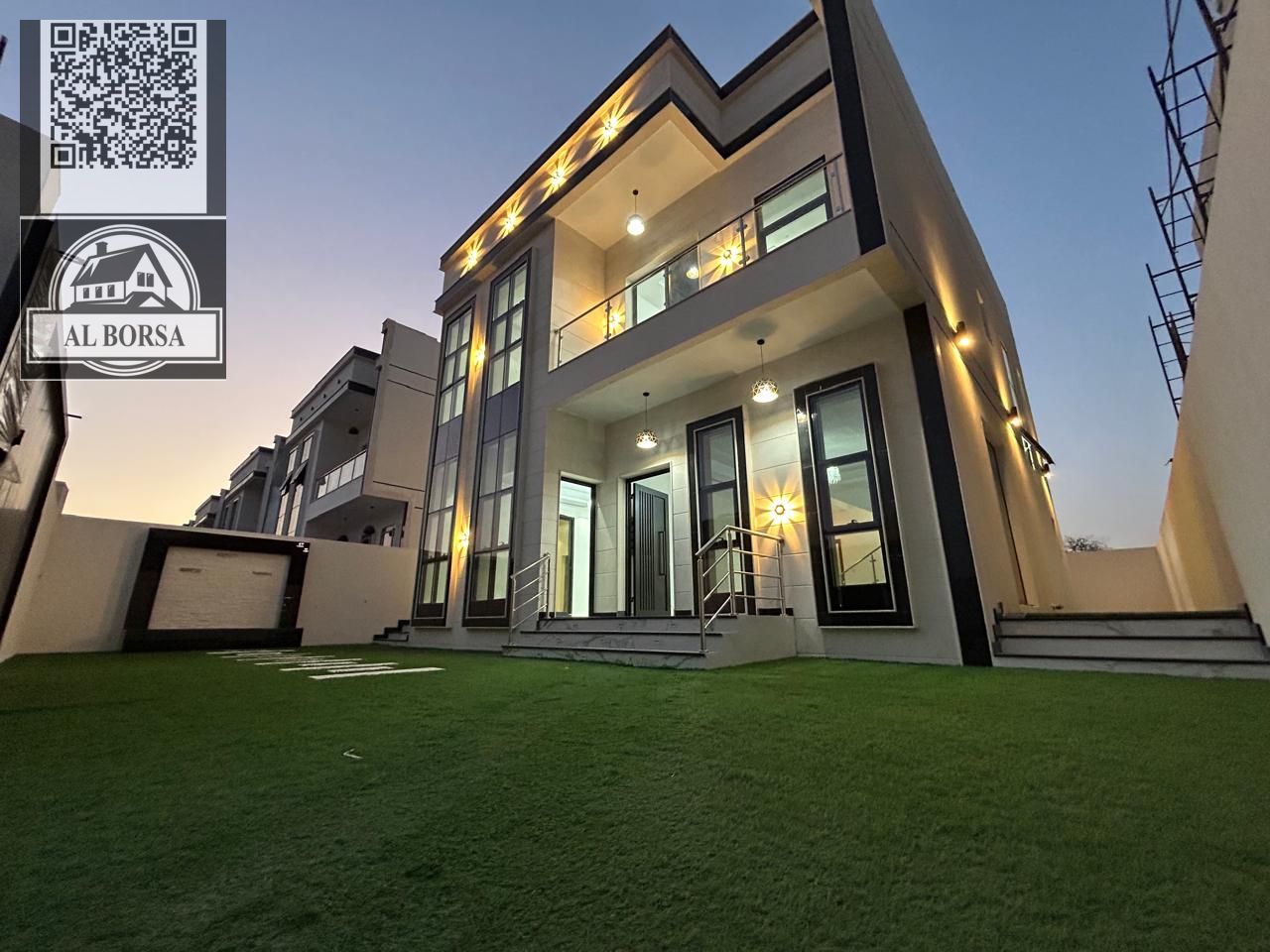 Villa for sale in Ajman - Al Helio Center area, consisting of 3 master bedrooms, a majlis and a living room