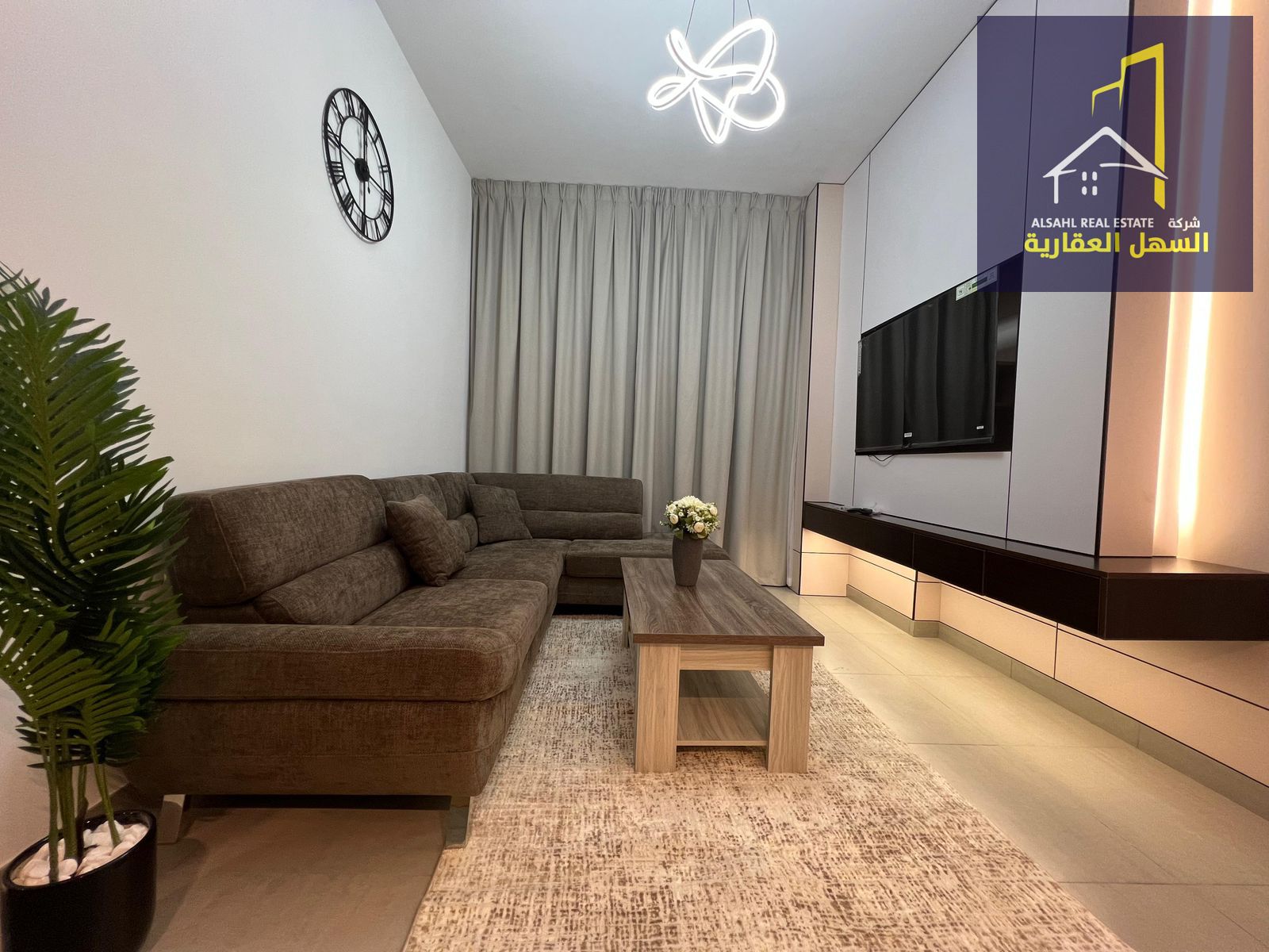 Exclusive furnished 1-bedroom apartment for rent in Al Mamsha
