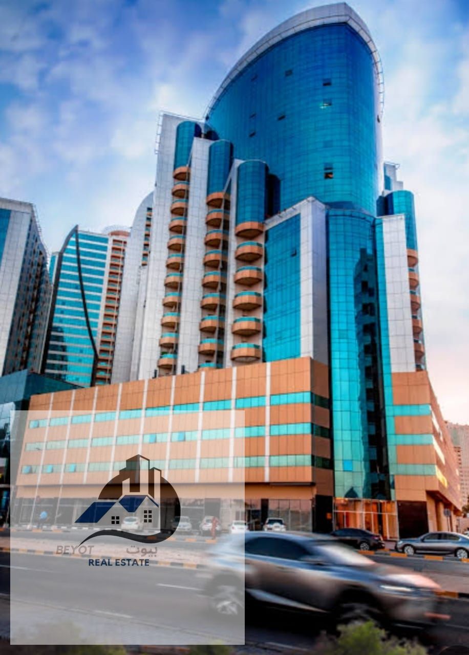 For monthly rent in Ajman: One bedroom and living room in Orient Towers