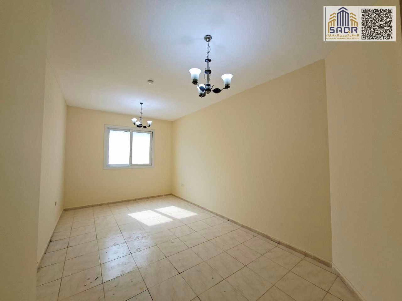 Two-bedroom apartment for annual rent in Al Qulaya, Sharjah. Prime location, close to all amenities.