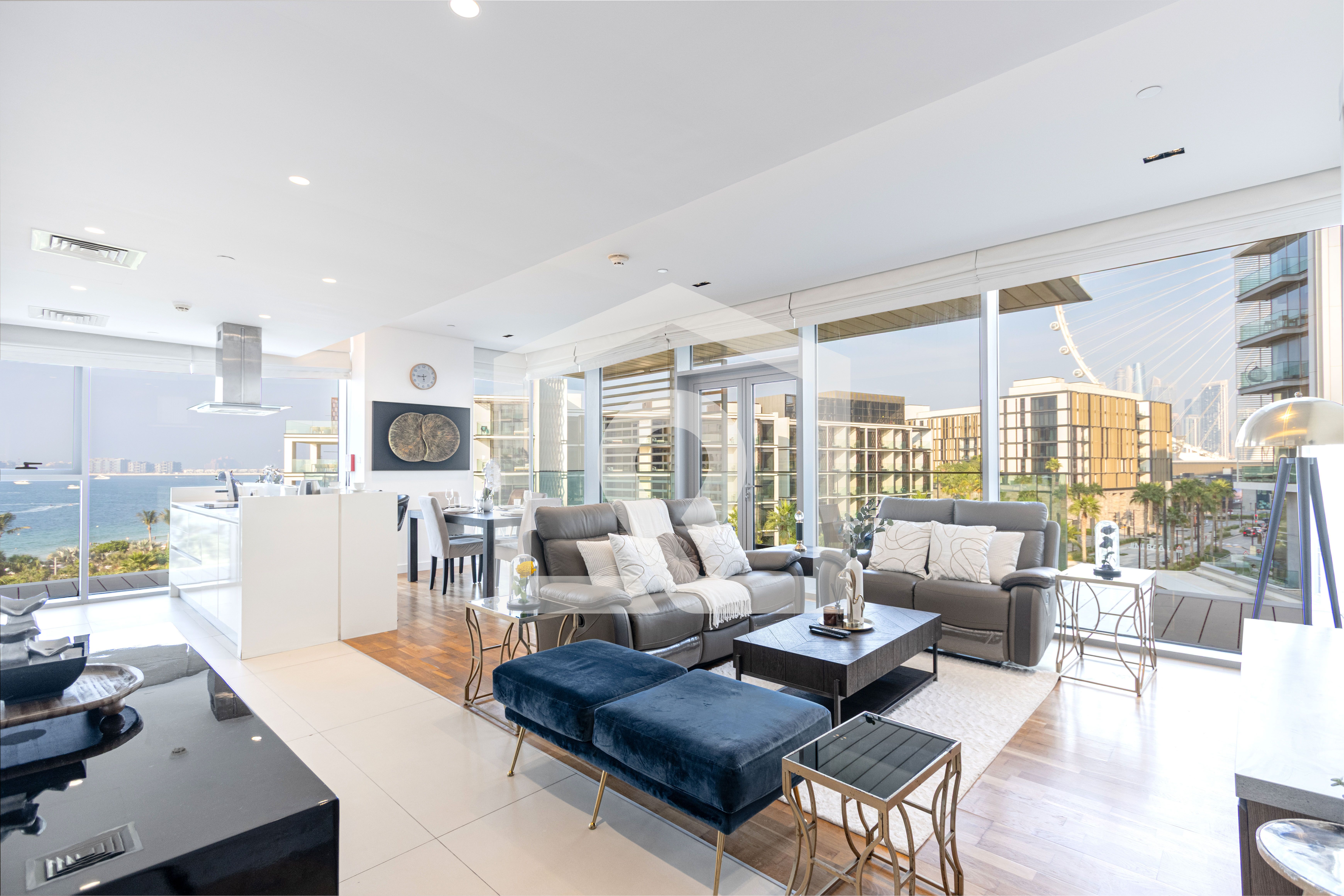 Bluewaters 2B | Iconic Ain Dubai and Sea View