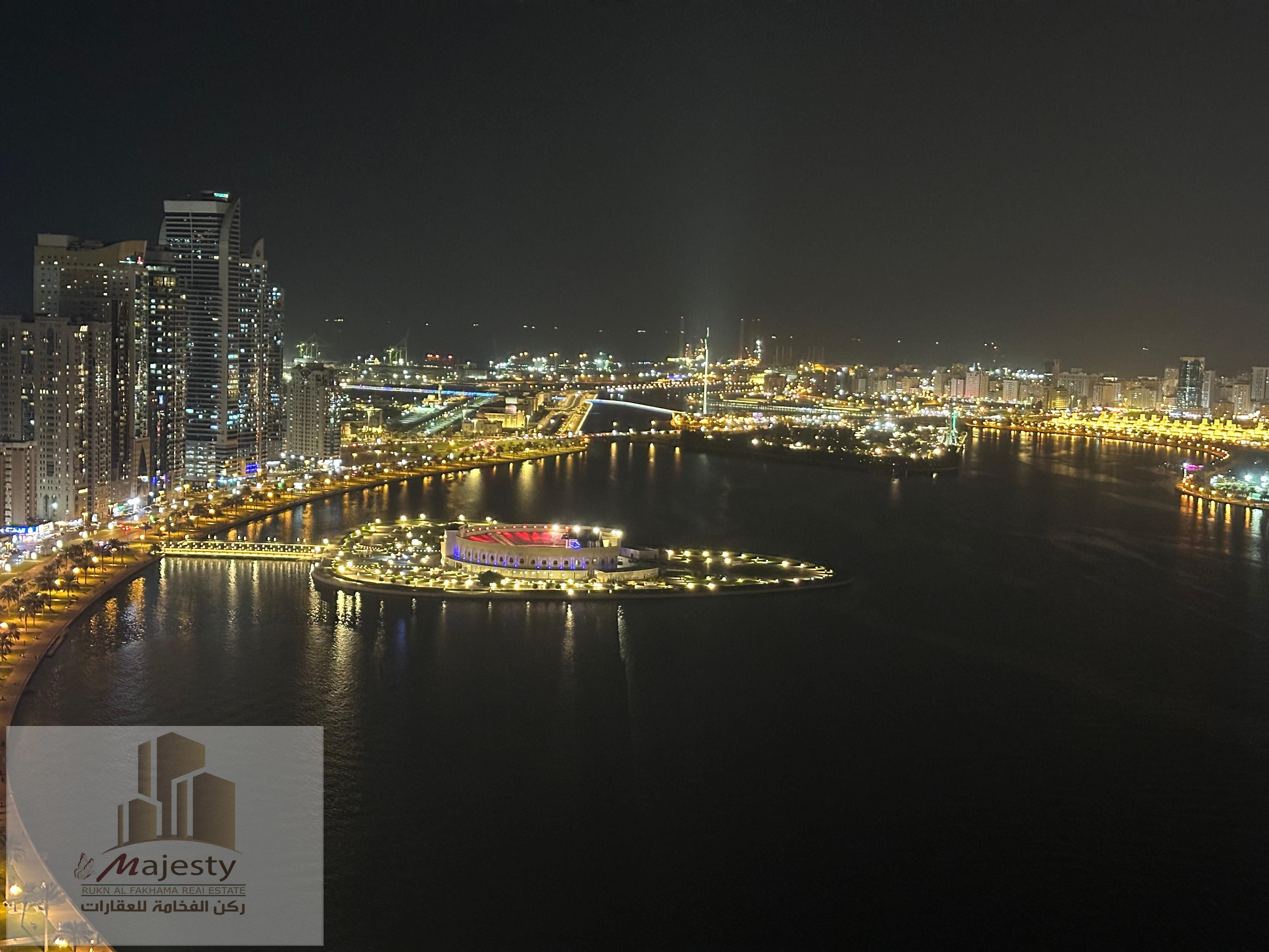 Luxury 2BR Apartment for Sale with Direct Al Qasba Canal View | Spacious 1800 sq. ft Unit with Parking on 5th Floor | Final Price AED 850,000