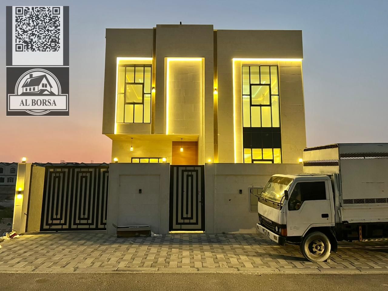 For rent in Al Zahia – Ajman | 4 master bedrooms + majlis + living room + maid's room | Prime location and luxurious finishing
