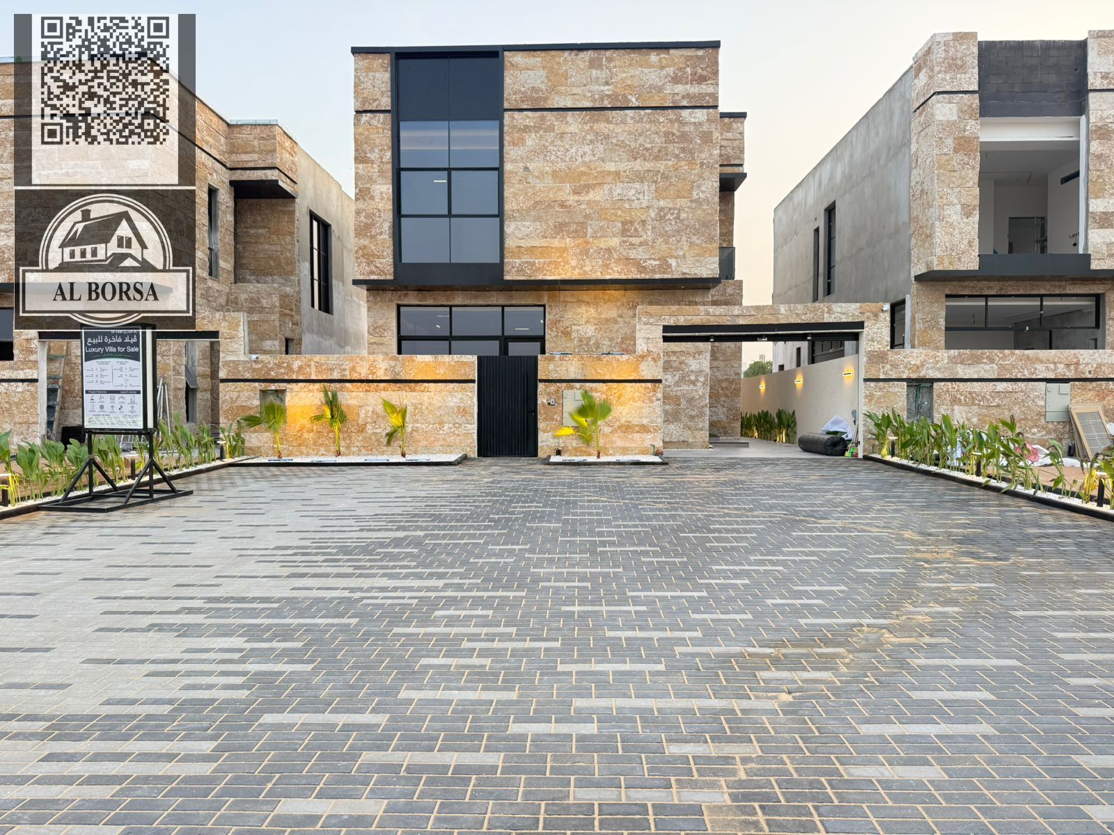 Villa for rent in Al Zahia, Ajman - First occupancy - 5 master bedrooms, living room, majlis, and maid's room