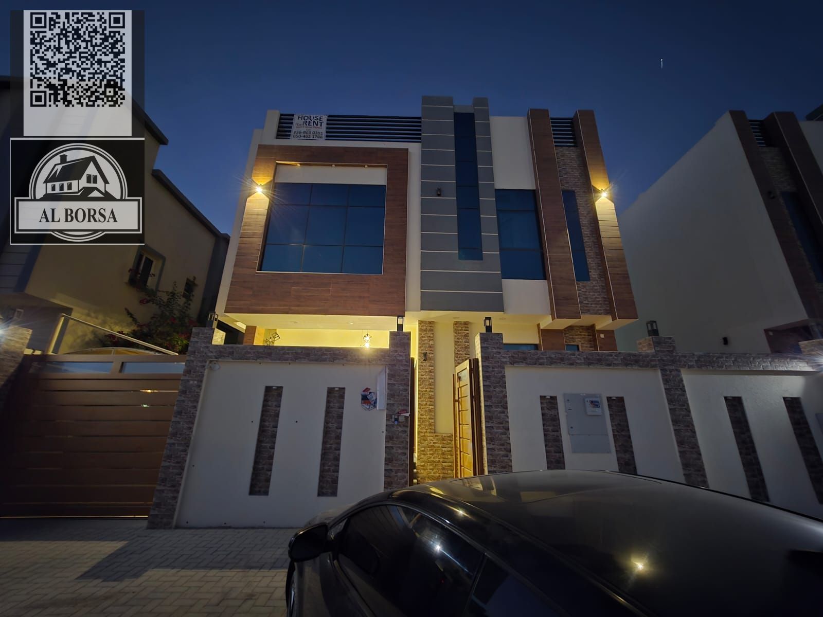 Furnished villa for rent in Al Helio 2, Ajman - 6 master bedrooms, living room, majlis, and maid's room - at a special price