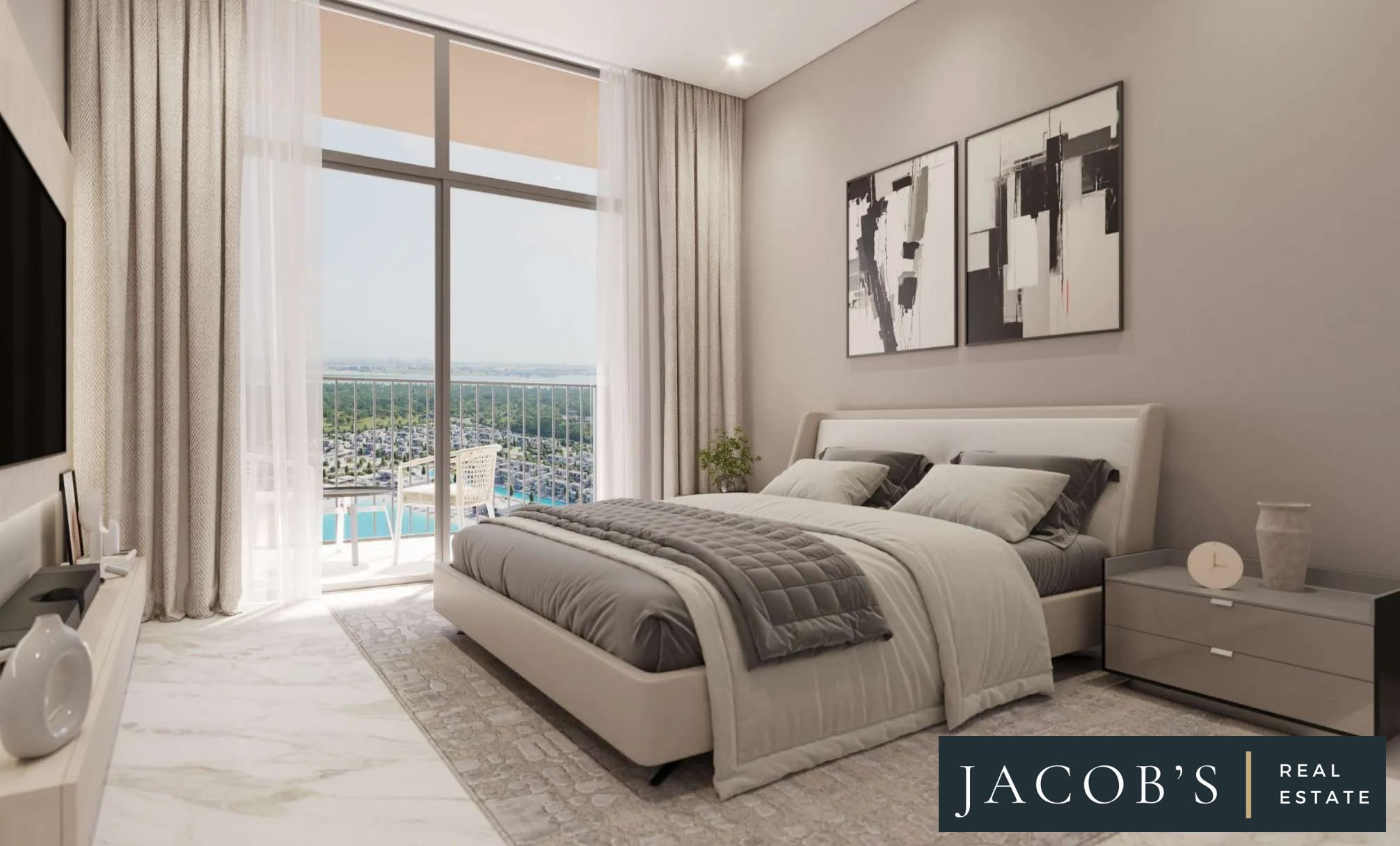 High Floor I Lagoon View I Furnished By SOBHA