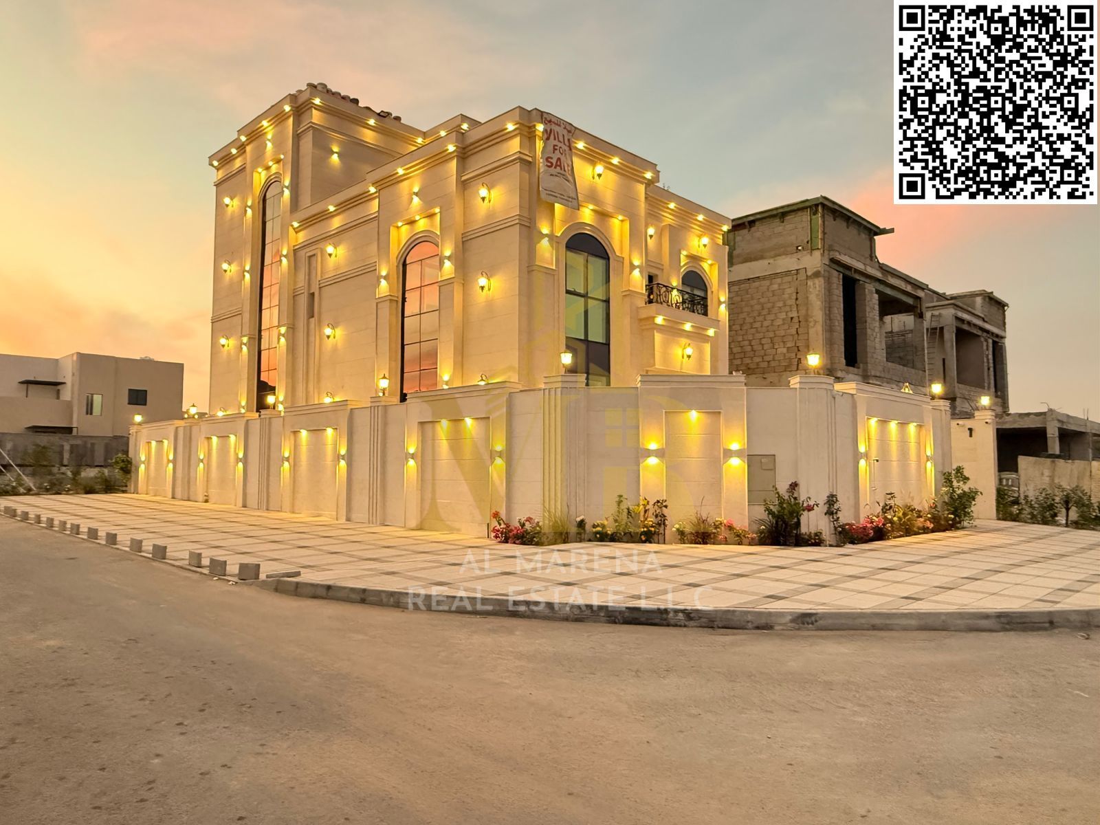 Spacious classic villa, freehold ownership for all nationalities, lifetime title, including registration and ownership fees. Strategic location near