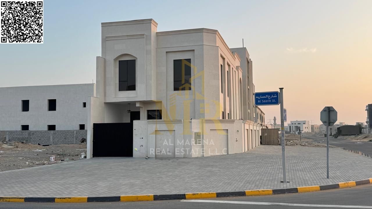 Modern villa for sale directly from the owner, corner lot, including registration and ownership fees, with payment facilities | Freehold ownership for