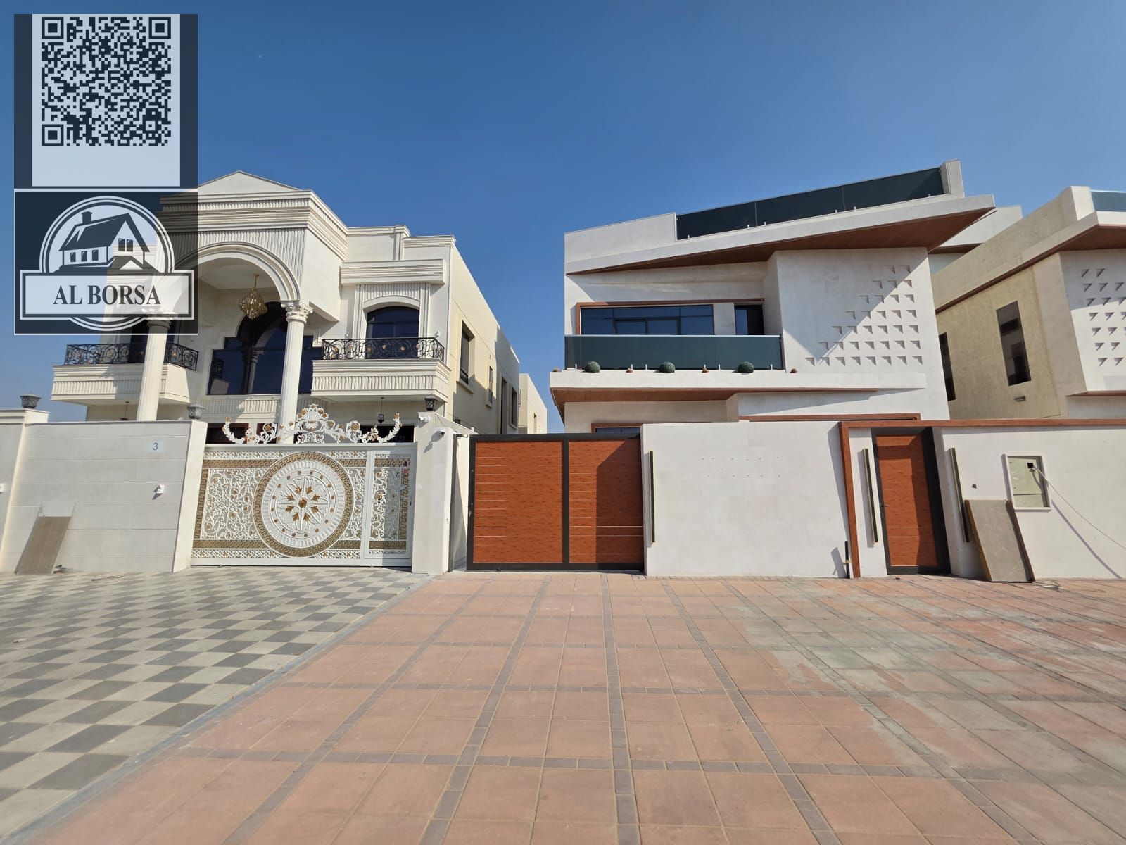 Villa for sale in Al-Haliyo 2, consisting of 6 rooms, a majlis, a living room, a swimming pool, and parking for cars. Spacious areas. Villa for sale in