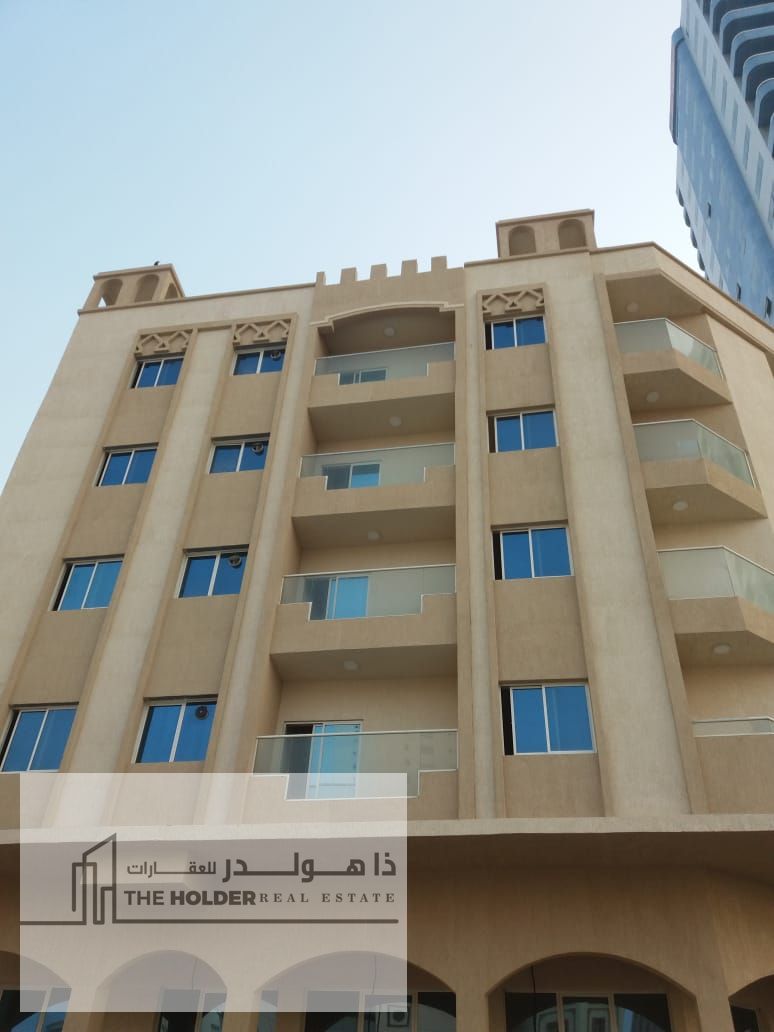 For sale a building in Ajman Al Nakheel 2, consisting of 4 floors + ground (3 studios, 16 1BHK, 6 2BHK, 8 SHOPS)