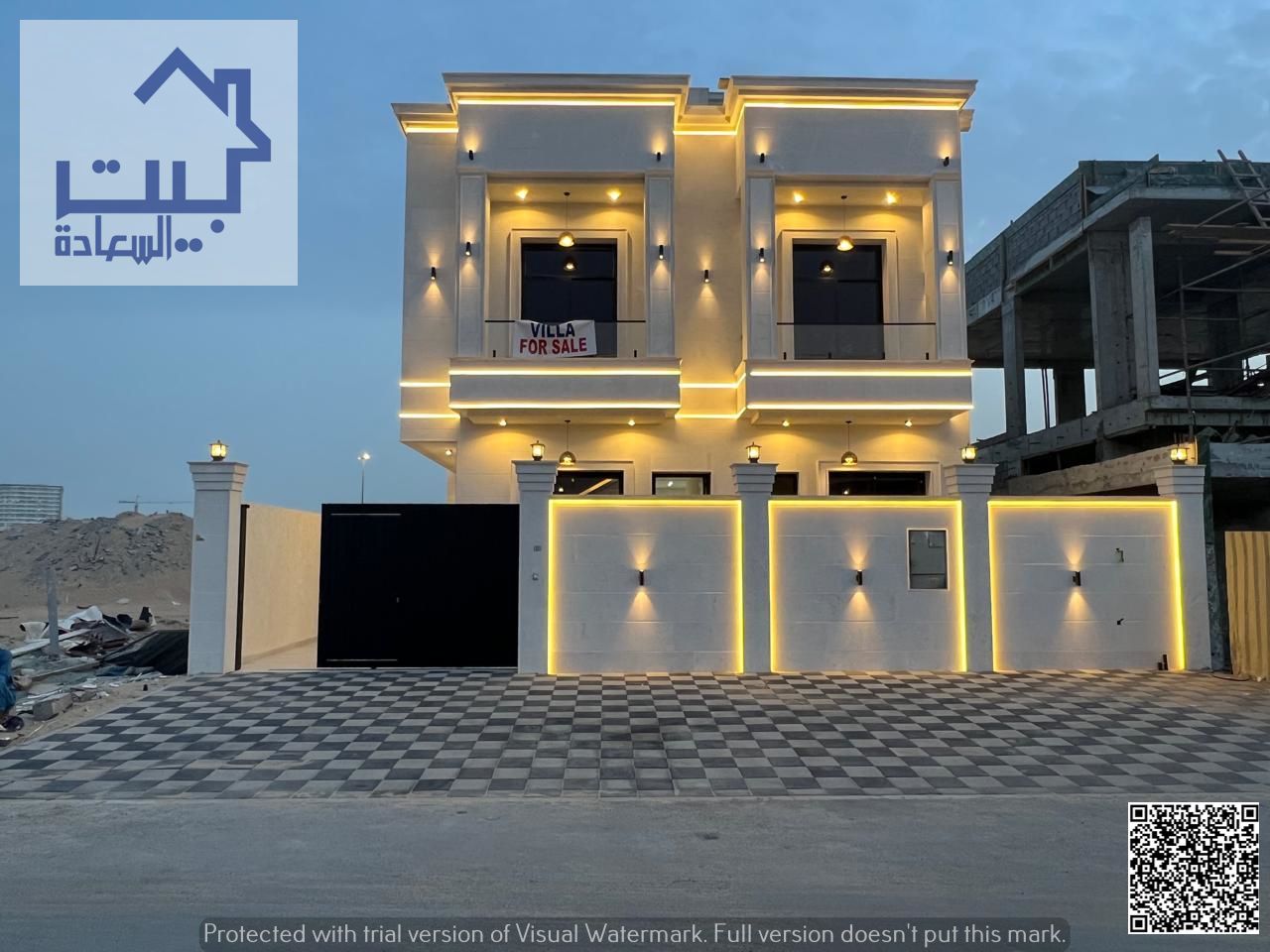 Luxury villa for rent in Al-Haliyo 2. Modern design, prime location, and spacious areas. It features a quiet location close to all services, in additi