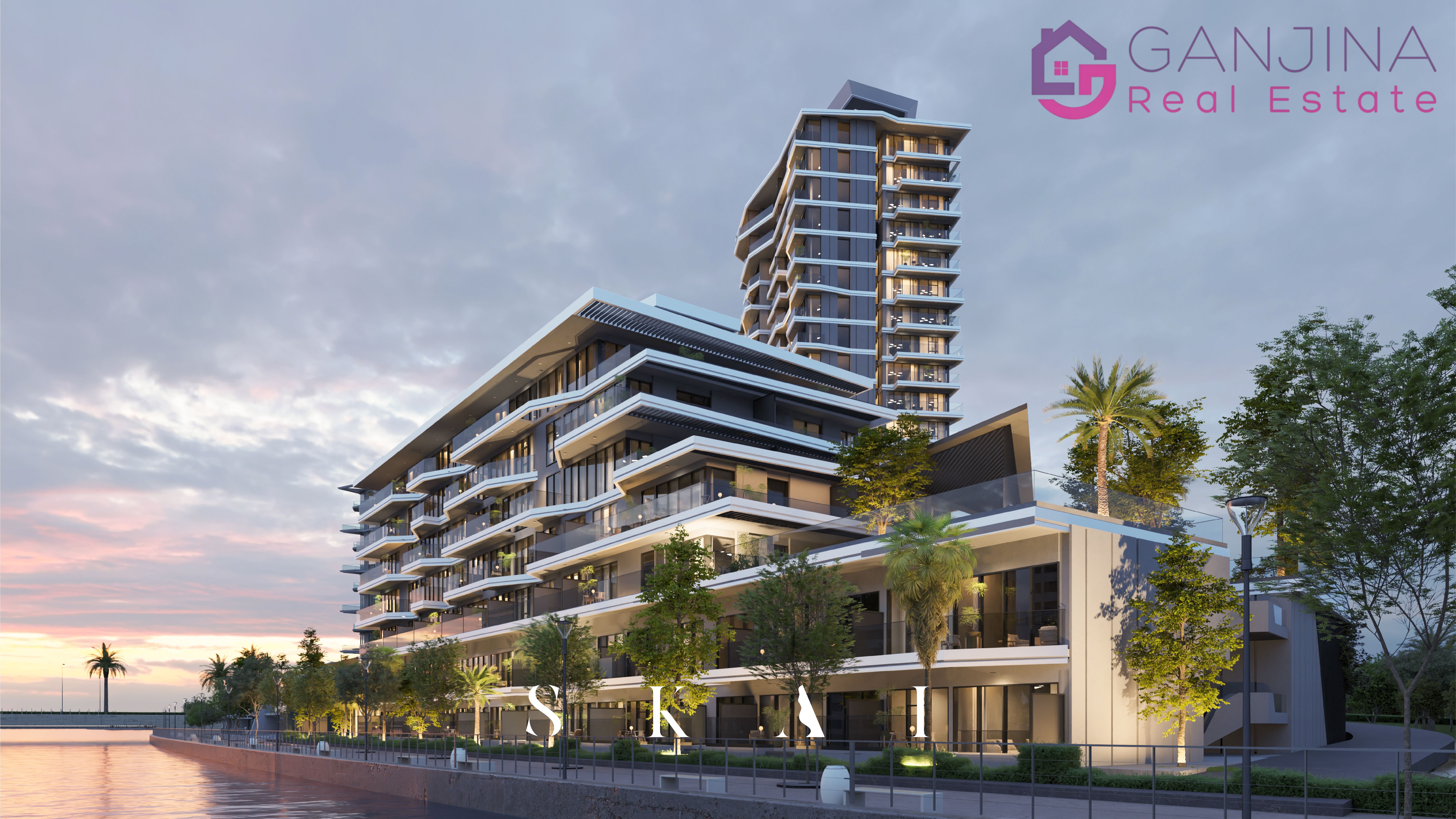 Serene 1 Bedroom Corner Residence, SKAI Mina Al Arab