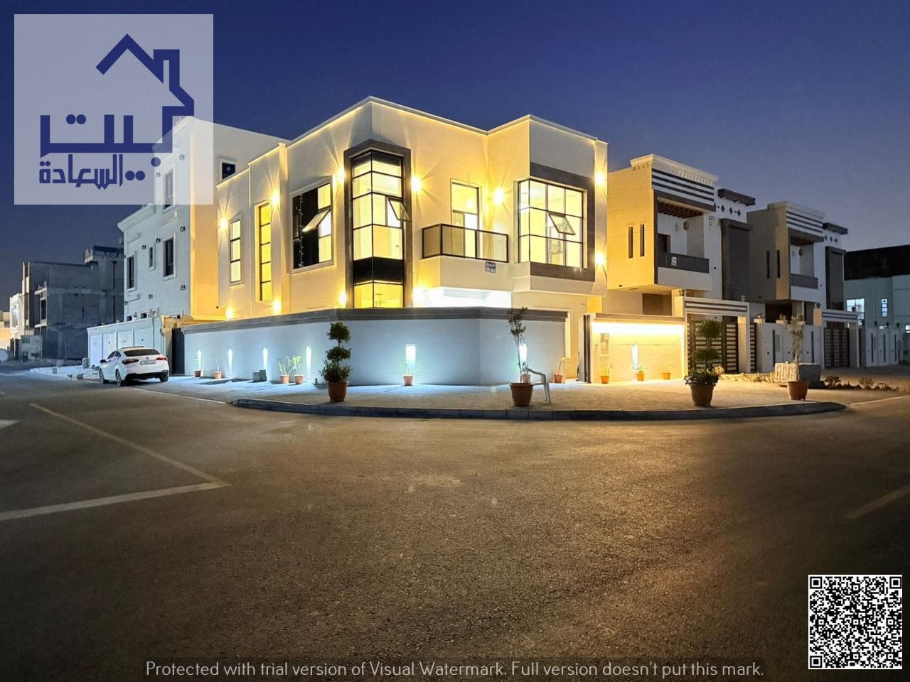 Luxury villa for rent in Al-Haliou 2 area, corner plot on two streets, first occupancy, elegant design and spacious areas, distinguished by its prime
