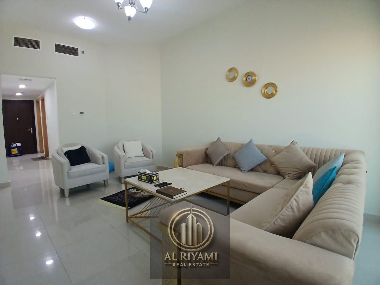 Furnished Two Bedroom Hall for Rent in Golf Tower Ajman