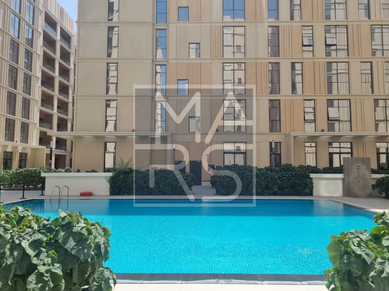 Spacious 1BR in Souks Residential | Balcony | 2 Washrooms | Pool & Gym