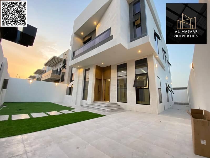 Including registration and ownership fees – Ready to move in: Luxury 5-bedroom villa in Al Zahia – with garden and central air conditioning