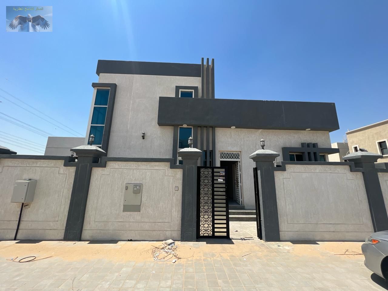 Elegant villa for annual rent in Al Yasmeen, Ajman, 5 bedrooms, maid’s room, spacious layout, quiet location, close to services, only 85,000 AED yearl