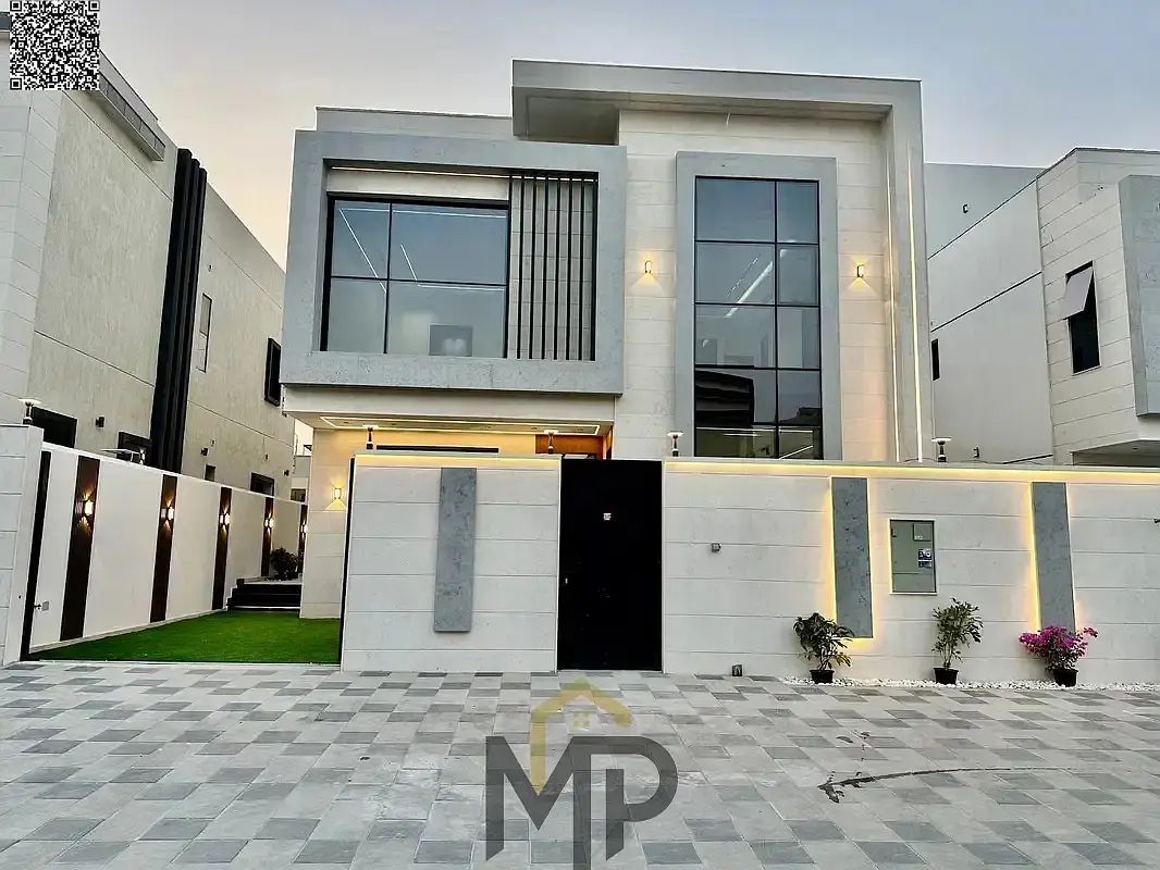 Villa with all registration and ownership fees included in the most prestigious area of Ajman, freehold ownership.