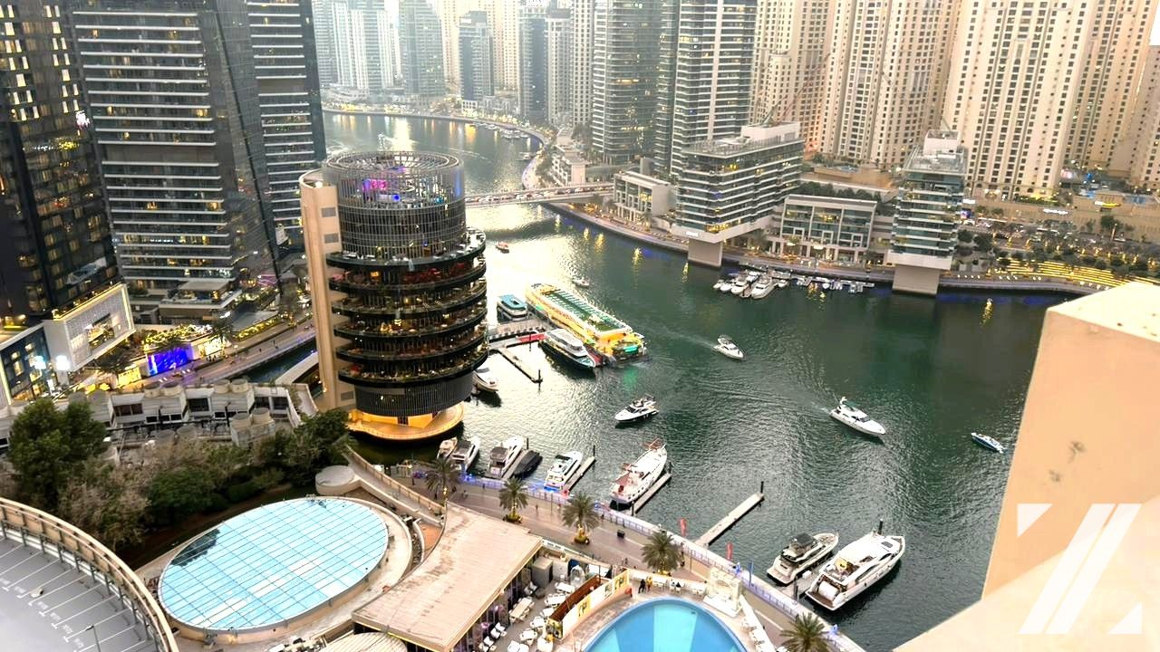 High Floor | 1BHK with Marina View | Multiple Cheques
