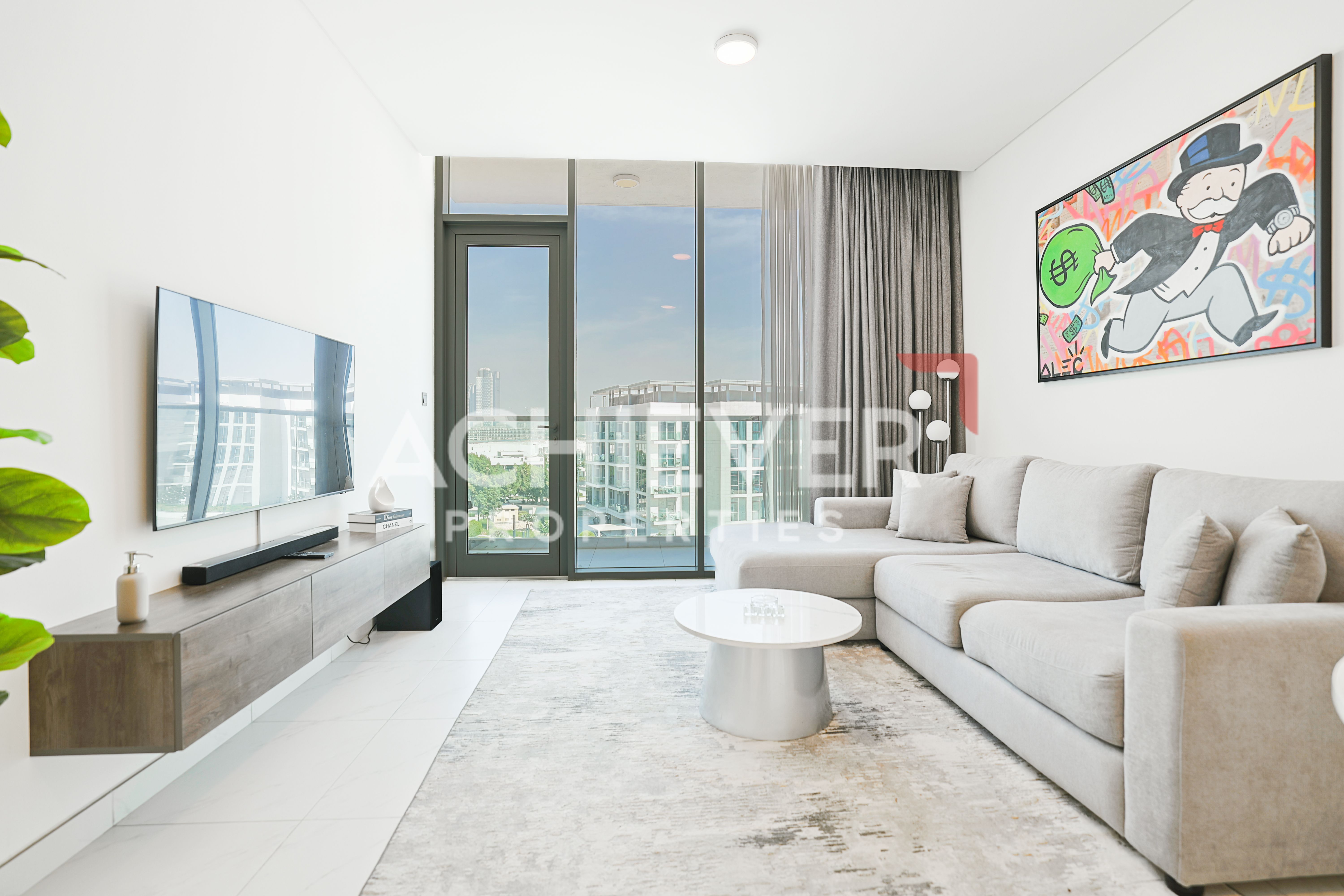 Elegant 1BR with Full Lagoon & Skyline Views | Vacant & Move-In Ready