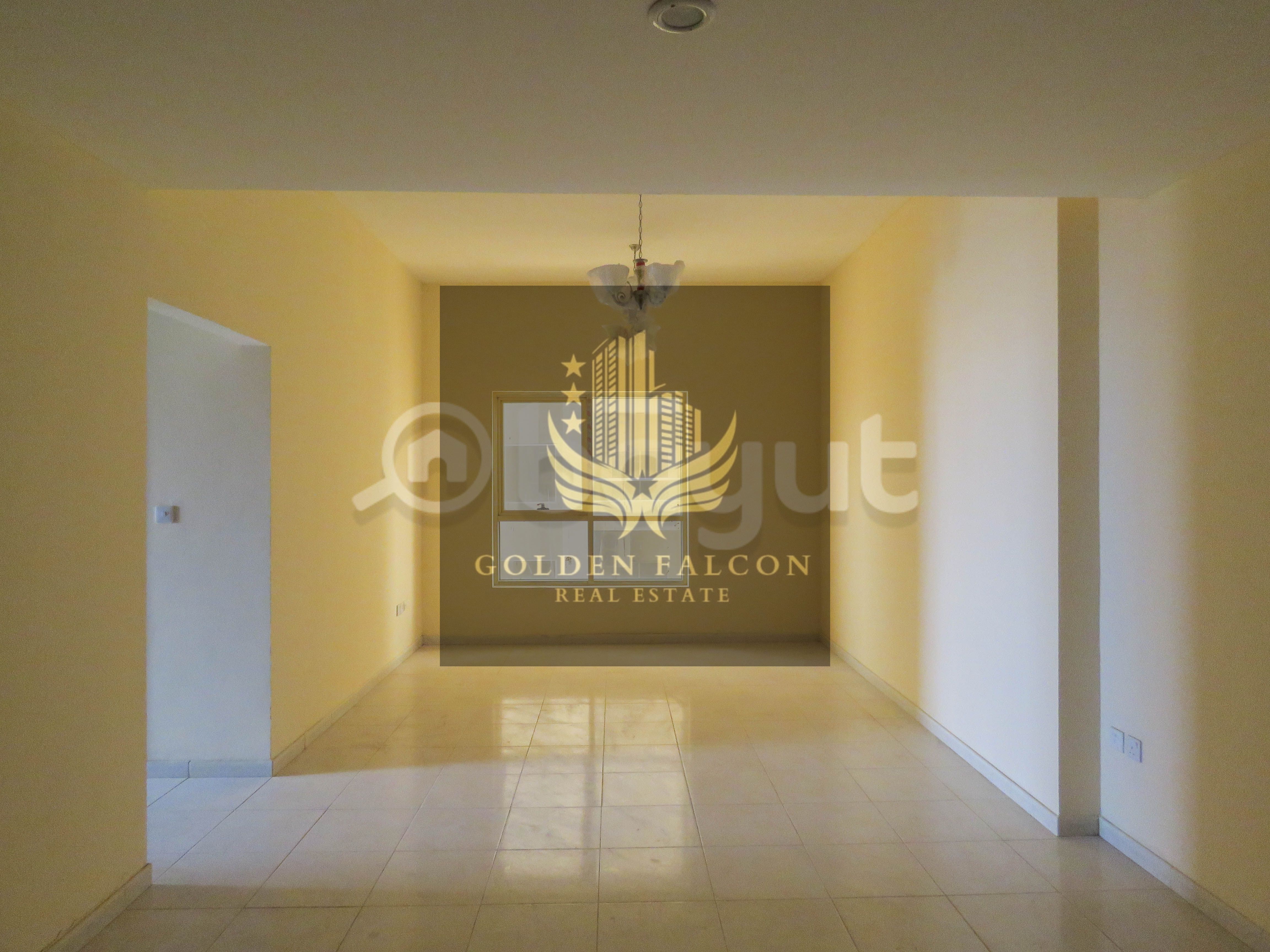In Emirates City, Ajman, a spacious two-bedroom apartment with a huge balcony and podium view is ideal for cosy family life!