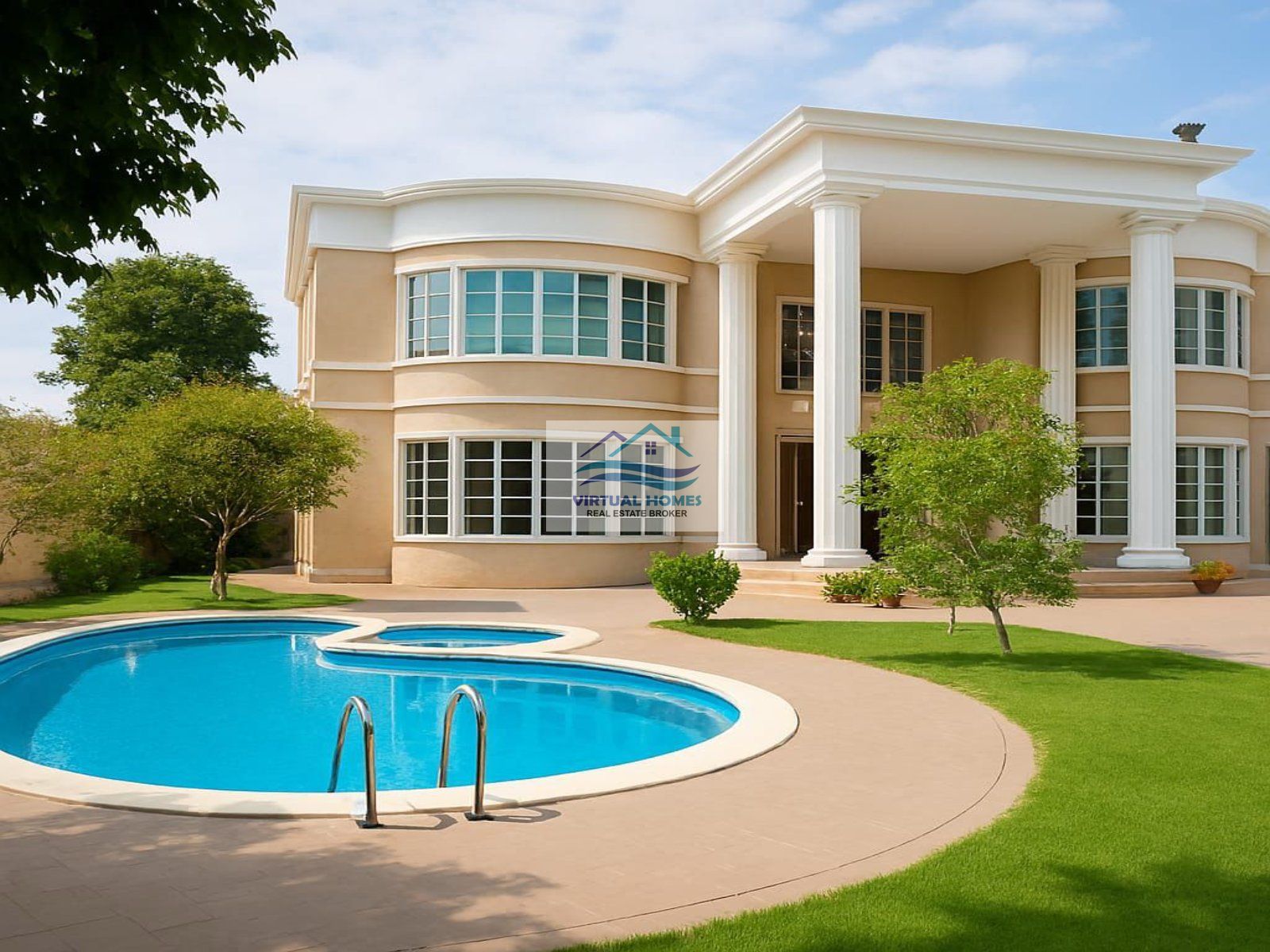 Spacious 8BR Villa with Private Garden and Pool