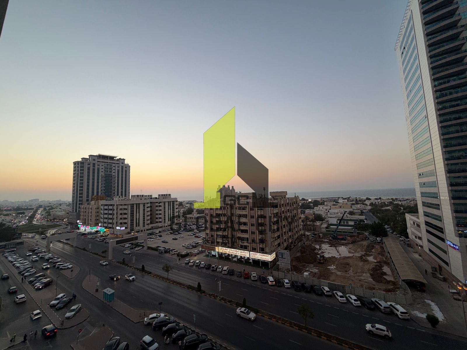 available 1bhk for rent in Ajman one full open view sea view